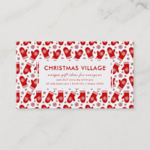 Cadeauboetiek Red Mittens Ski of Christmas Village