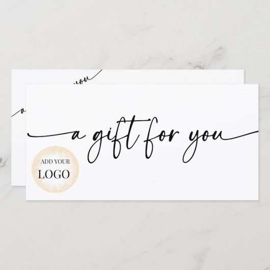 Cadeaubon (Voorkant / Achterkant)