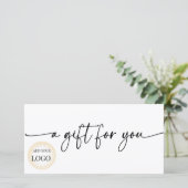 Cadeaubon (Staand voorkant)