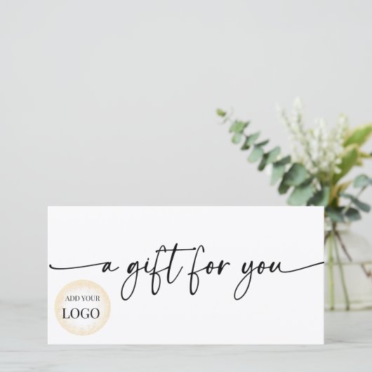 Cadeaubon (Staand voorkant)