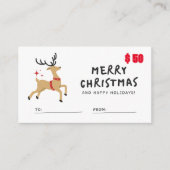 Cadeaubon $ 50 voor Marry Christmas Visitekaartje (Voorkant)