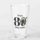 Cadeaubon 80e verjaardag foto glas (Voorkant)