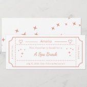 Cadeaubon, aangepaste cadeaukaart kaart (Voorkant / Achterkant)