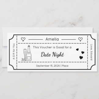 Cadeaubon, aangepaste cadeaukaart kaart