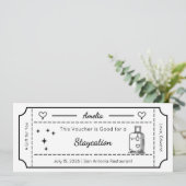 Cadeaubon, aangepaste cadeaukaart kaart (Staand voorkant)