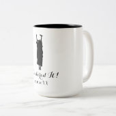 Cadeaubon Afstuderen masterprogramma Tweekleurige Koffiemok (Voorkant rechts)