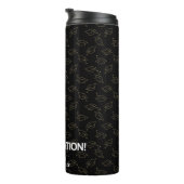 Cadeaubon Afstuderen op aangepaste naam | Funny Af Thermosbeker (Geroteerd rechts)