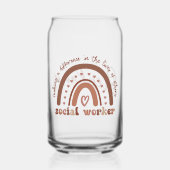 Cadeaubon Afstuderen voor speciale sociale werkers Blikvorm Glas (Voorkant)