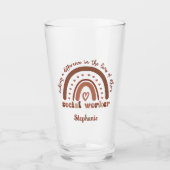 Cadeaubon Afstuderen voor speciale sociale werkers Glas (Voorkant)