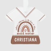 Cadeaubon Afstuderen voor speciale sociale werkers Ornament (voorkant)