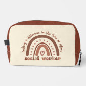 Cadeaubon Afstuderen voor speciale sociale werkers Toilettasje (Voorkant)