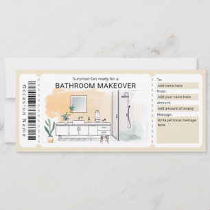 Cadeaubon Badkamer Makeover Kaart