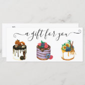 Cadeaubon Baking Bakery Cake (Voorkant / Achterkant)