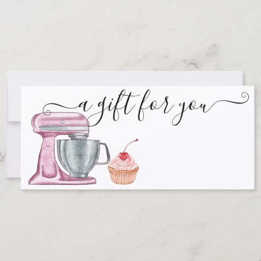 Cadeaubon Baking Bakery Cup (Voorkant)