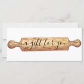 Cadeaubon Baking Bakery Rolling Pin (Voorkant)