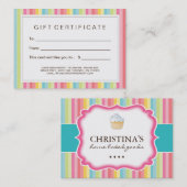  cadeaubon bakkerij kortingskaartje (Voorkant / Achterkant)