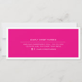 CADEAUBON bedrijfsvoucher fuschia roze Kaart (Achterkant)