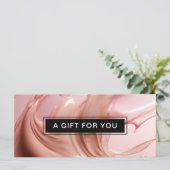 Cadeaubon Blush Pink Beauty Salon (Staand voorkant)