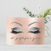 Cadeaubon Blush Silver Lash Beauty Studio (Staand voorkant)