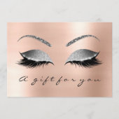 Cadeaubon Blush Silver Lash Beauty Studio (Voorkant)