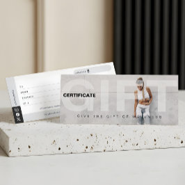 Cadeaubon Bold Fitness volledige foto-ontwerp