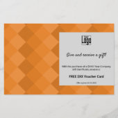 Cadeaubon & Bonus Small Business Promotie Flyer (Voorkant)