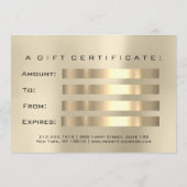 Cadeaubon Champaigne Lash Beauty Makeup (Achterkant)