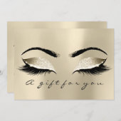 Cadeaubon Champaigne Lash Beauty Makeup (Voorkant / Achterkant)