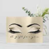 Cadeaubon Champaigne Lash Beauty Makeup (Staand voorkant)