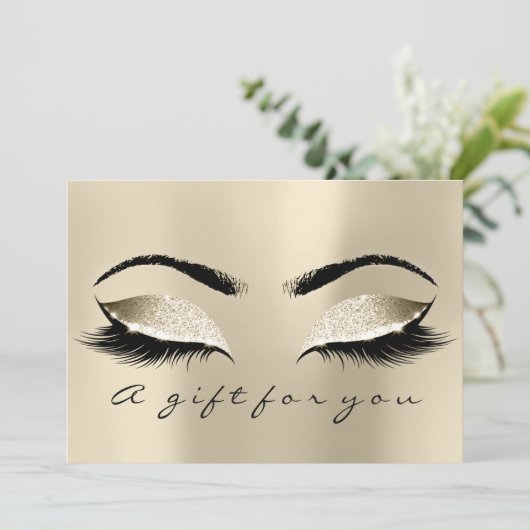 Cadeaubon Champaigne Lash Beauty Makeup (Staand voorkant)