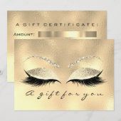 Cadeaubon Champaigne Lash Beauty Makeup (Voorkant / Achterkant)