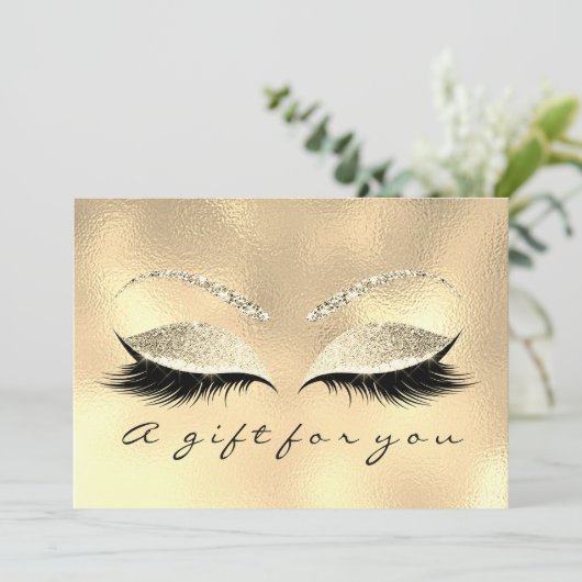 Cadeaubon Champaigne Lash Beauty Makeup (Staand voorkant)