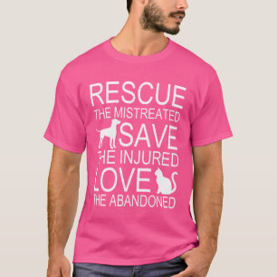 Cadeaubon Dierenredding Dieren redden Hondenliefhe T-shirt