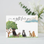 Cadeaubon Dog Training Pet Sitting Walking (Staand voorkant)