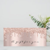 Cadeaubon Drift Black White Makeup Pearly Kaart (Staand voorkant)