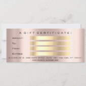 Cadeaubon Drift Black White Makeup Pearly Kaart (Achterkant)