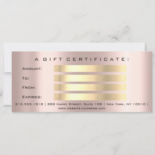 Cadeaubon Drift Black White Makeup Pearly Kaart (Achterkant)