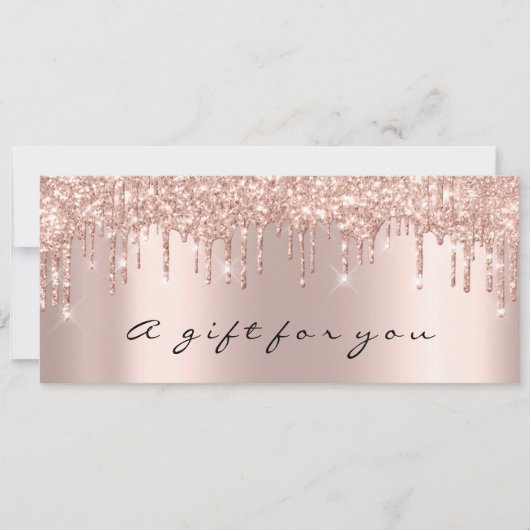 Cadeaubon Drift Black White Makeup Pearly Kaart (Voorkant)