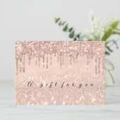 Cadeaubon Drift Roos Gold Envelope Kaart (Staand voorkant)