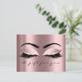 Cadeaubon Eyes Roos Vonk Roos Make-up Briefkaart (Staand voorkant)