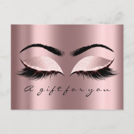 Cadeaubon Eyes Roos Vonk Roos Make-up Briefkaart