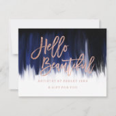 Cadeaubon faux chic roos hallo gold kaart (Voorkant)