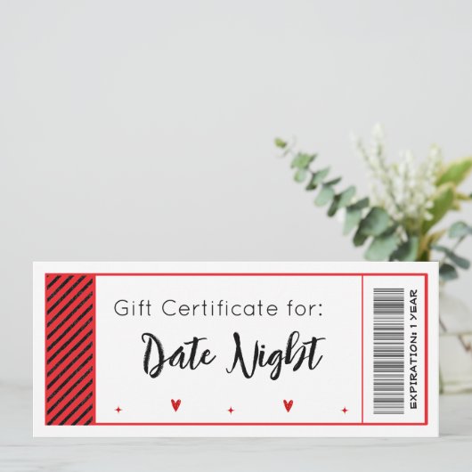 Cadeaubon feestdagenkaart (Staand voorkant)