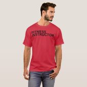 Cadeaubon fitnessinstructeur t-shirt (Voorkant volledig)