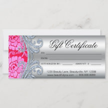 Cadeaubon Floral Lace Nail Hair Salon