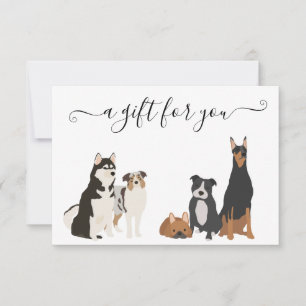 Cadeaubon Hond Grooming Digitaal Vet Boarding Kaart