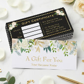 Cadeaubon Ivory Gold Floral Beauty Salon