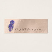 Cadeaubon Ivory Hairdresser Makeup Mermaid Mini Visitekaartjes (Voorkant)