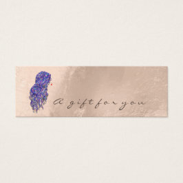 Cadeaubon Ivory Hairdresser Makeup Mermaid Mini Visitekaartjes