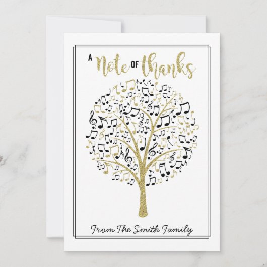 cadeaubon KAART bedankt muzieleraar (Voorkant)